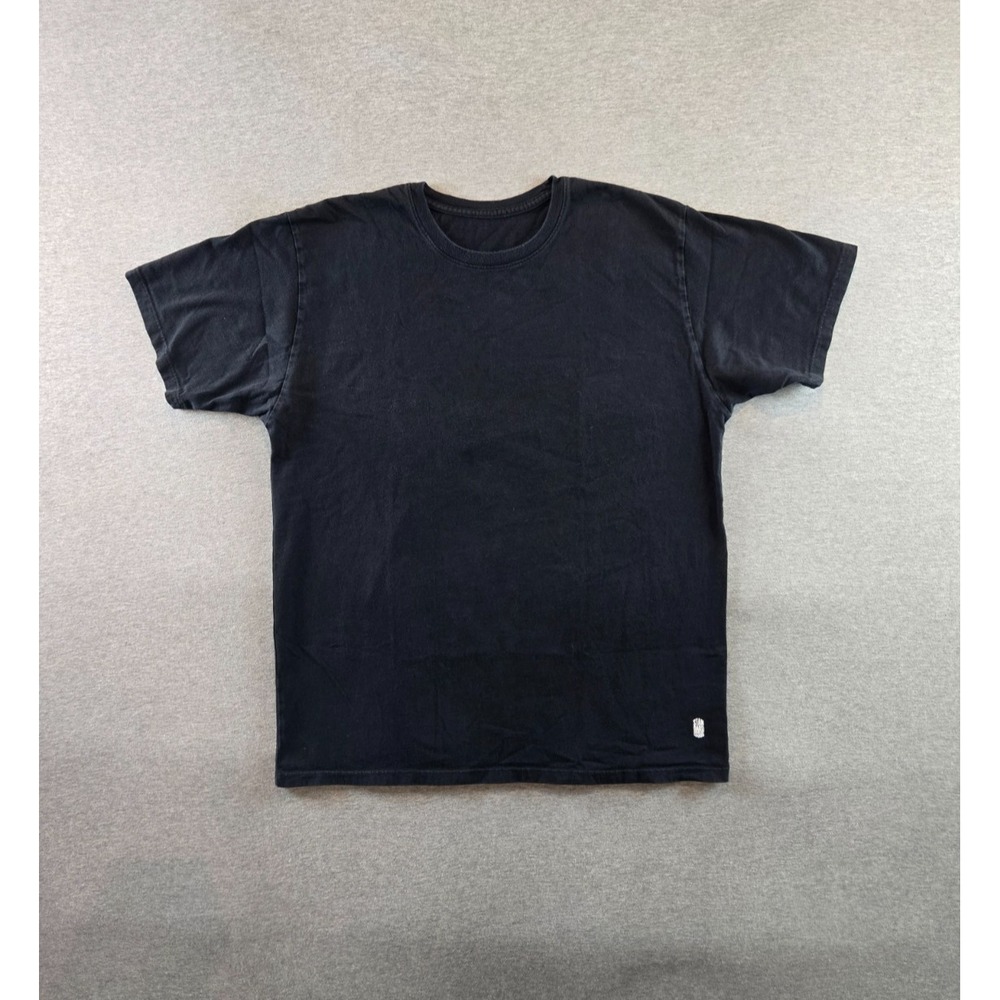 Standard Issue T Shirt Mens L‎ Black Short Sleeve Crew Neck Stretch Regular Fit